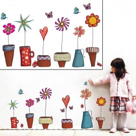 Наклейка цветок для декора стены, украшения дома